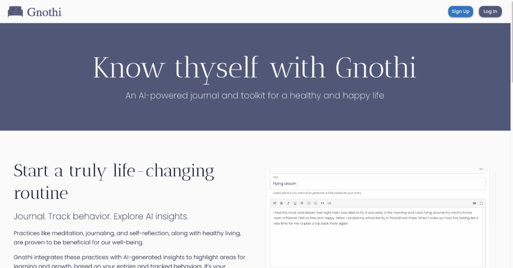 Gnothi.ai